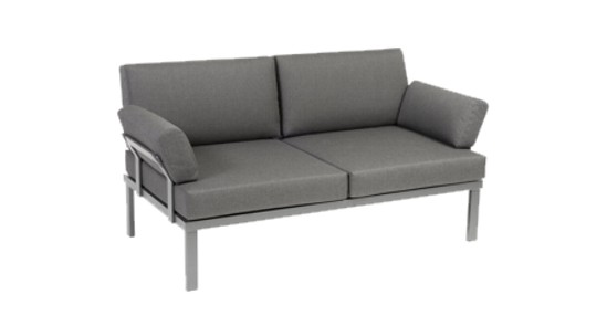 Modul Lido 150x84 AL li & re Modul Lido dunkelgrau ohne Hintergrund