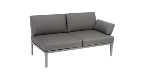 Modul Lido 150x84 AL li Modul Lido mit Armlehne rechts ohne Hintergrund